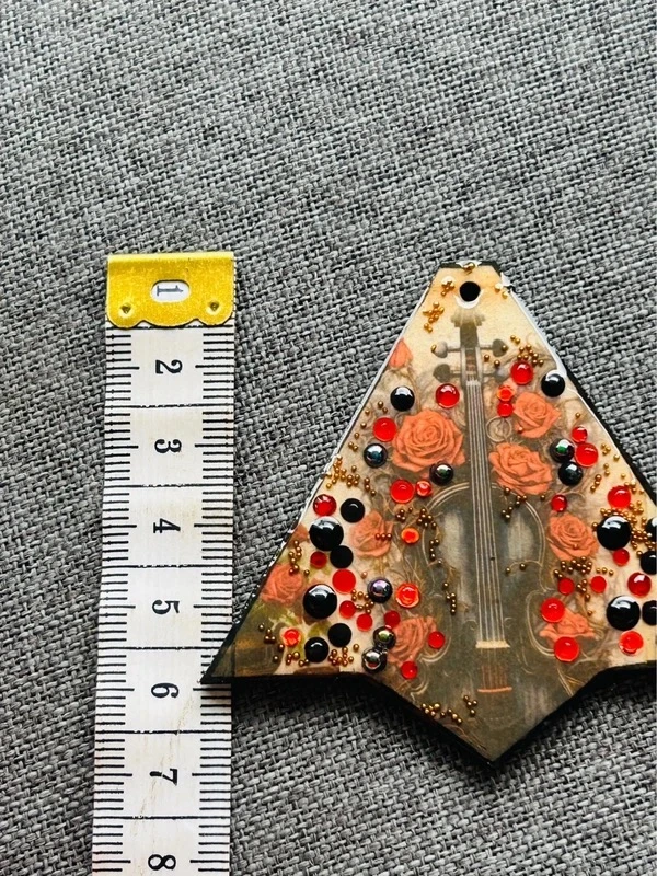 Bijoux gótico Violín, accesorio muy grande – photo 4